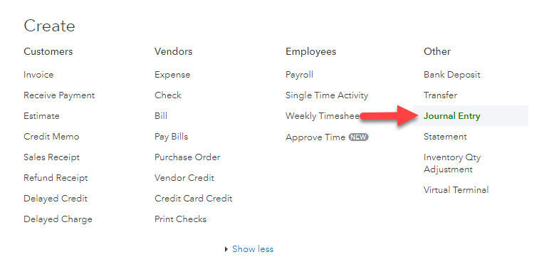 How to Enter Journal Entries in QuickBooks Online?